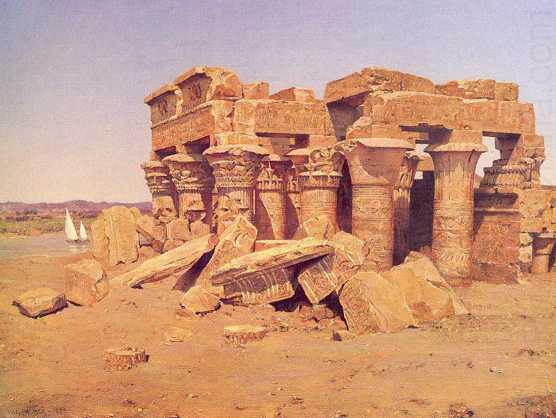 The Egyptian Temple of Kom-Ombo, Palmer, Walter Launt